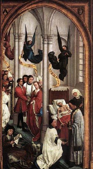 WEYDEN, Rogier van der Seven Sacraments china oil painting image